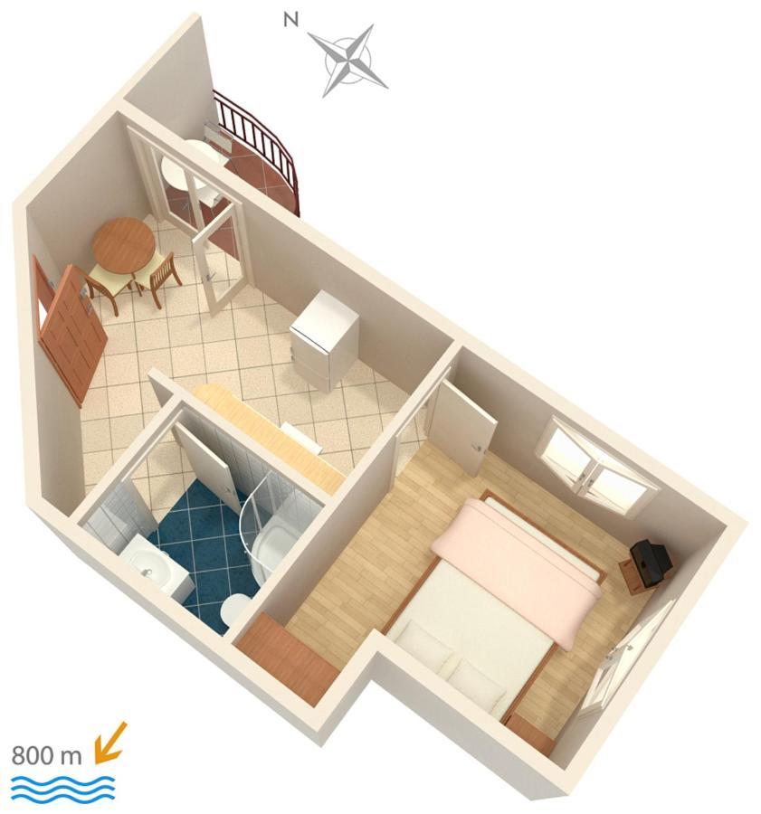 Apartment Njivice 5458d Extérieur photo